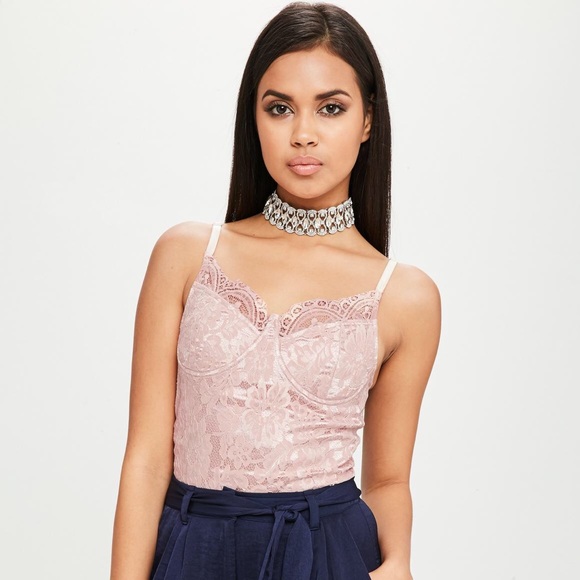 Missguided Tops - Carli Bybel bodysuit